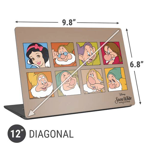 Disney Snow White Character Portraits Universal Laptop 12in (9.8 x 6.8in) Skin